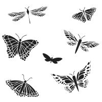 The Crafters Workshop - Mini Mariposas (Butterflies) Stencil