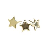 Creative Impressions - Gold Metal Star Brads