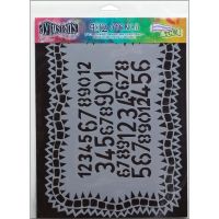 Ranger Dylusions - Number Jumble Stencil