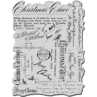 Stampendous - Christmas Background Stamp