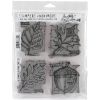 Tim Holtz Stampers Anonymous - Autumn Blueprint Stamp Set  +