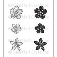 Heartfelt Creations - Mini Vintage Floret Precut Stamp Set   ^