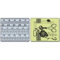 Sizzix - Sewing and Measuring Tape A2 Embossing Folder -