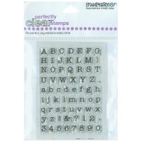 Stampendous - Small Typewriter Alphabet Stamps