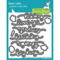 Lawn Fawn Lawn Cuts - Big Scripty Words Dies