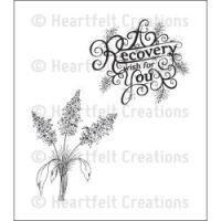 Heartfelt Creations - Recovery Wishes Precut Stamp Set  ^