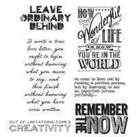 Tim Holtz Stampers Anonymous - Random Quotes