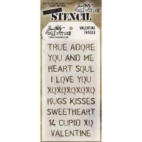 Tim Holtz Stampers Anonymous - Valentine Stencil