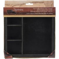 RETIRED 7 Gypsies - Solo Shadow Box Tray 6"X6" Black