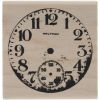Tim Holtz Stampers Anonymous - Wooden Clock Stamp  -