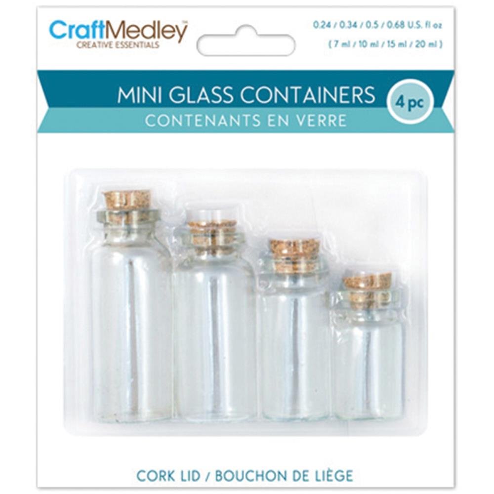 CraftMedley Mini Glass Containers