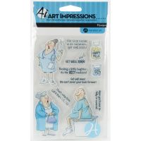 Art Impressions - Get Well Stamp Set