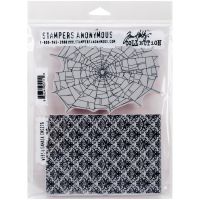 Tim Holtz Stampers Anonymous - Webs & Damask Stamp Set