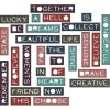Tim Holtz Sizzix - Pondering Words Die Set