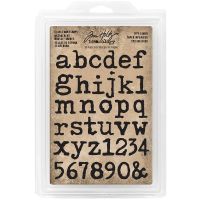 Tim Holtz Idea-ology - Type Lower Cling Foam Stamps
