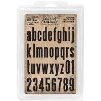 Tim Holtz Idea-ology - Cling Foam Stamps Block Lower and Upper Case Bundle Deal