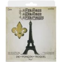 Tim Holtz Alterations - Fleur de Lis & Effel Tower BigZ Die  -