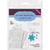 Scrapbook Adhesives - 3D Foam Snowflakes Limited Edition