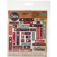 Tim Holtz Sizzix - Pondering Words Die Set