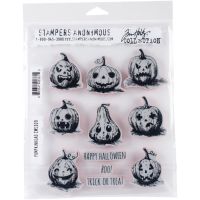 Tim Holtz Stampers Anonymous - Pumpkinhead Stamp Set