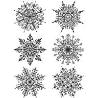 Tim Holtz Stampers Anonymous - Swirly Snowflakes