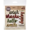 Tim Holtz Alterations - Shadow Scrip #2  -
