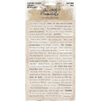 Tim Holtz Idea-ology - Christmas Clippings Stickers