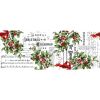 Tim Holtz Idea-ology - Holly Collage Paper  -