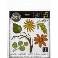 Tim Holtz Sizzix - Funky Floral Large Dies