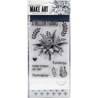 Wendy Vecchi - Make Art A Million Thanks Stamps, Stencil & Die  -