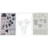 Wendy Vecchi - Make Art Flower Pot Stamps, Die & Stencil  -