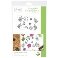 Gina K Designs - Stamp n Foil Foil-Mates Detail Sheets - Where Flowers Bloom