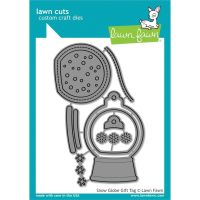 Lawn Fawn Lawn Cuts - Snow Globe Gift Tag Dies