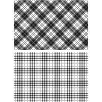 Tim Holtz Stampers Anonymous - Perfect Plaid Backgroud Stamps