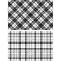 Tim Holtz Stampers Anonymous - Perfect Plaid Backgroud Stamps