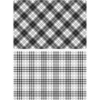 Tim Holtz Stampers Anonymous - Perfect Plaid Backgroud Stamps