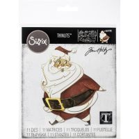 Tim Holtz Sizzix - Jolly St. Nick Dies  *