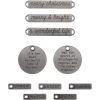 Tim Holtz Idea-ology - Adornments Christmas Words