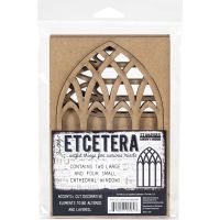 Tim Holtz Stampers Anonymous - Etcetera Cathedral Windows  -