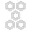 Tim Holtz Sizzix - Stacked Tiles, Hexagons