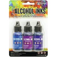 Tim Holtz Ranger - Alcohol Inks - Indigo/Violet Spectrum  -