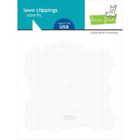 Lawn Fawn Lawn Clipping - Cloudy Stencil