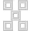 Tim Holtz Sizzix - Square Stacked Tiles  -