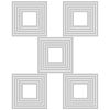Tim Holtz Sizzix - Square Stacked Tiles  -
