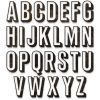 Tim Holtz Sizzix - Alphanumeric Shadow Upper Dies  -