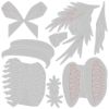 Tim Holtz Sizzix - Festive Trims, Colorize Dies