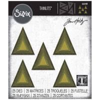 Tim Holtz Sizzix - Triangles Stacked Tiles Dies  -