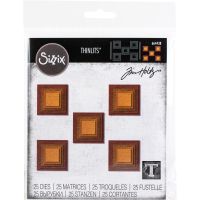 Tim Holtz Sizzix - Square Stacked Tiles  -