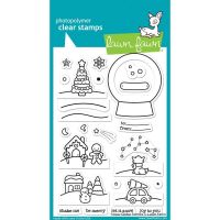 Lawn Fawn - Snow Globe Scenes Stamp Set  -