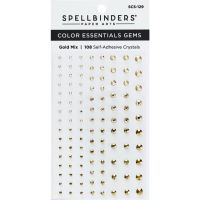 Spellbinders - Gold Mix Self-Adhesive Crystals  -